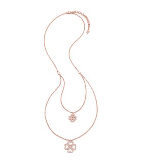 Folli Follie Four Leaf Clover double necklace - 5020.3473