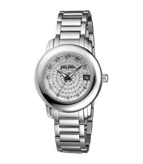 Folli Follie urban spin cz steel quartz watch - 6015.1032