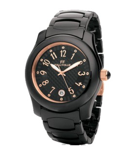 Folli Follie wist black ceramic quartz watch - WF9F002BDM - 6015.0658