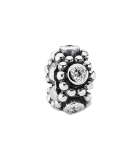 Pandora moments 925 sterling silver cz circle spacer charm - 791122CZ