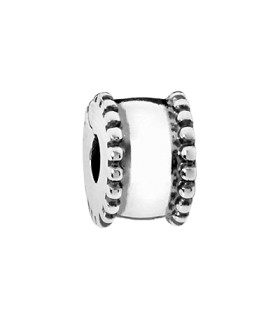 Pandora moments 925 sterling silver round clip charm - 790267