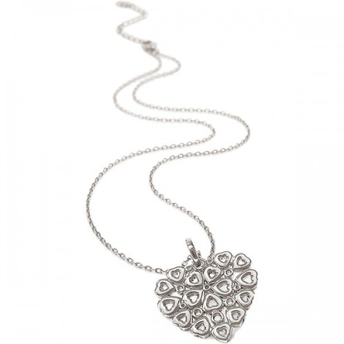 Folli Follie Stories Silver Lace Heart Long Necklace 5020.3742