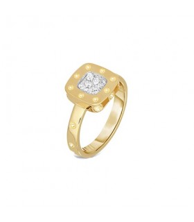 Roberto Coin Pois Moi Mini 18YG diamond ring - ADR777RI0514