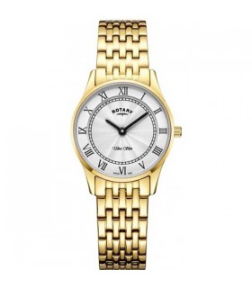 Rotary Ultra Slim Gold Plated Quartz 27MM - LB08303/01