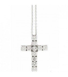 Chimento Cross pendant with chain 18K - 1G03706BB5450