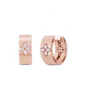 Roberto Coin Love in Verona diamond 18RG earrings - ADR888EA2011