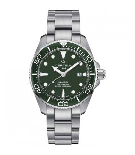 Certina DS Action Diver green automatic watch 43mm - C032.607.11.091.00