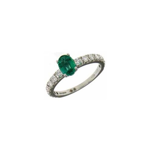 Mirco Visconti Emerald diamond ring 0.77ct - Z741/20S