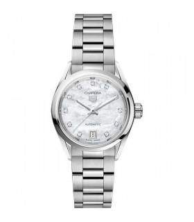 Tag Heuer Carrera MOP and diamonds automatic 29MM - WBN2412.BA0621