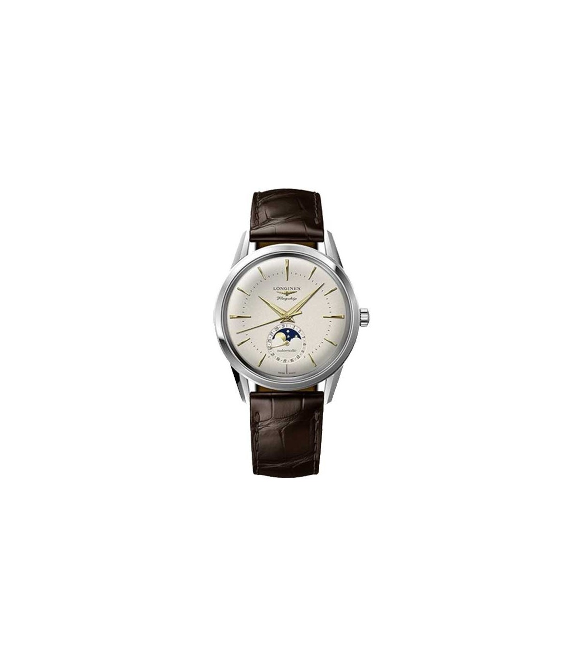 Longines Heritage Flagship Moonphase automatic watch 38.5mm L4