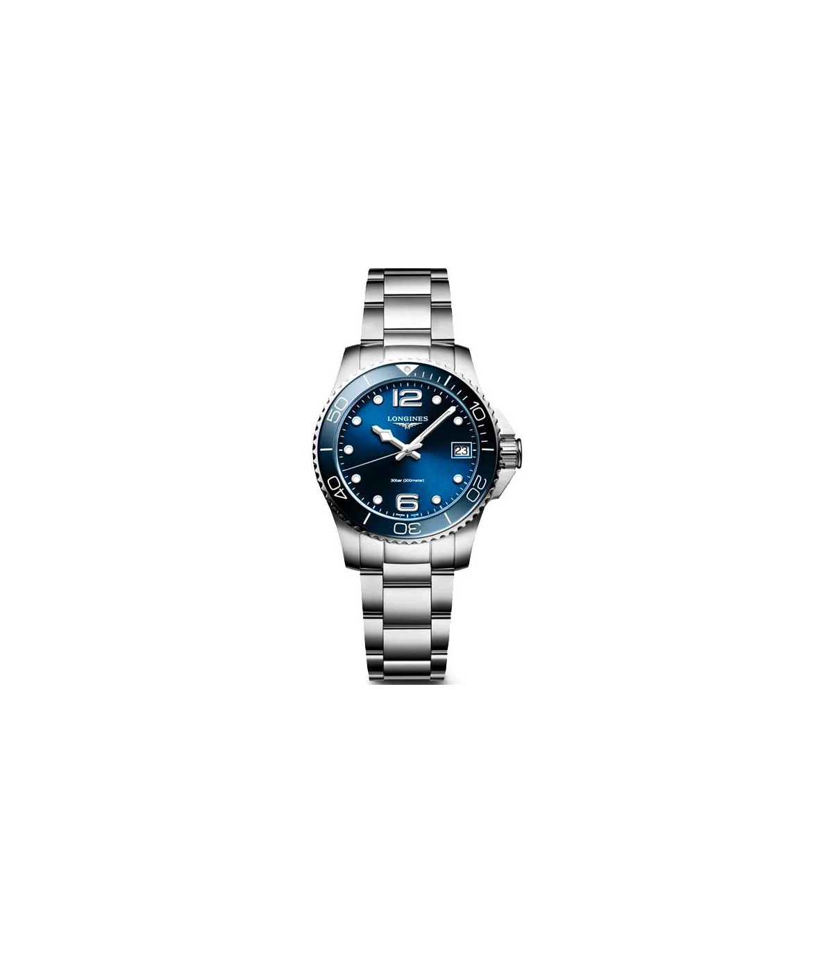 Longines Hydroconquest blue Quartz watch 32mm L3.370.4.96.6