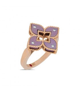 Roberto Coin Venetian Princess rose gold ring - ADR777RI3405