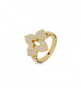 Roberto Coin Venetian Princess ring with diamonds - ADR777RI3259