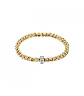 Fope Flex'it Olly 18ct gold diamonds bracelet - 721B BBRM