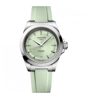 Longines Conquest light green automatic watch 34mm - L3.430.4.02.9