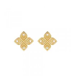 Roberto Coin Arabesque Flower diamond earrings - ADR777EA3571