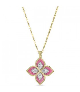 Roberto Coin Princess Flower diamond pendant - ADV888CL2462