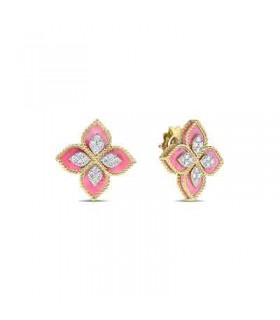 Roberto Coin Princess Flower diamond earrings - ADV888EA2462