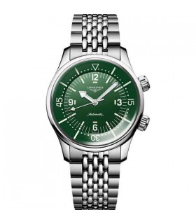 Longines Legend Diver Green automatic watch 39mm - L3.764.4.06.6