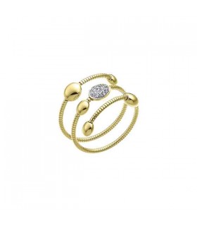 Chimento Armillas Acqua diamond yellow gold ring - 1A01442B11130