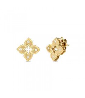 Roberto Coin Venetian Princess Diamond yellow gold earrings - ADR777EA2952