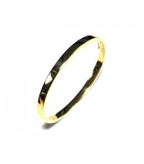 Bustinza Square Yellow gold bangle - 703/1/C50