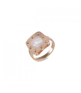 Roberto Coin rose gold Pois Moi ring - ARV777RI0514