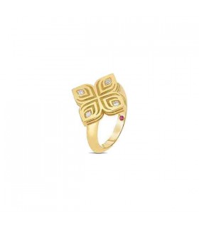 Roberto Coin Diamond Arabesque flower ring - ADR777RI3572