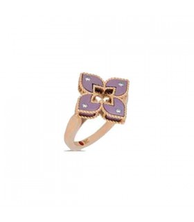 Roberto Coin Venetian Princess rose gold ring - ADR777RI3405