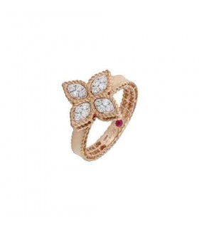 Roberto Coin Princess Flower 18R diamonds ring - ADR777RI0639