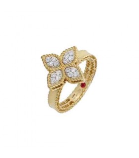 Roberto Coin Princess Flower 18Y diamond ring - ADR777RI0639