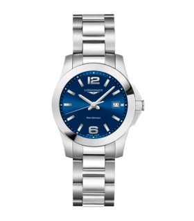 Longines Conquest Blue Quart Watch 34MM - L3.377.4.96.6